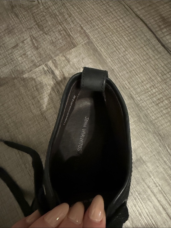 John Varvatos Black Leather Chukka Boots